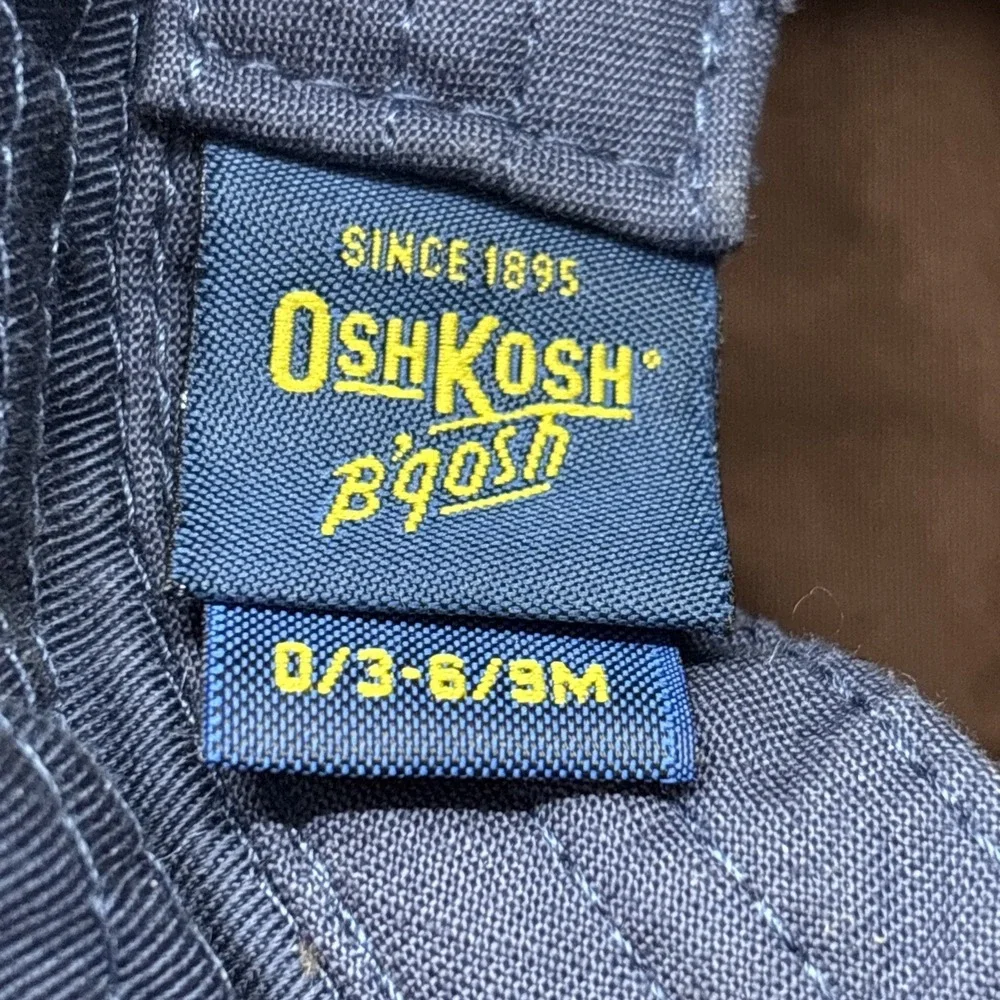 Oshkosh Cute Lightweight Nylon Brown Bucket Hat size 0/3-6/9M